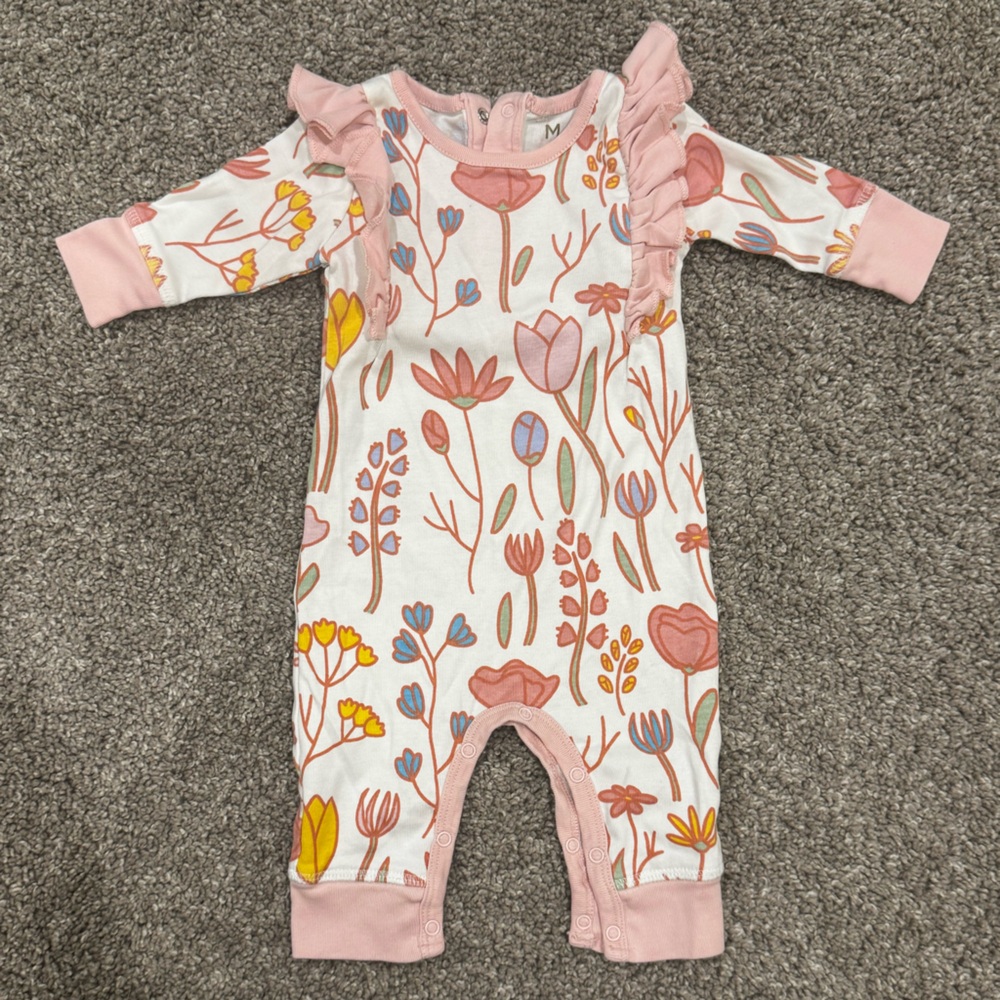 Floral Ruffle Romper